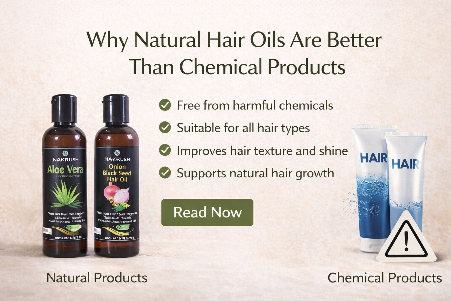 Why Natural Hair Oils Are Better Than Chemical Products