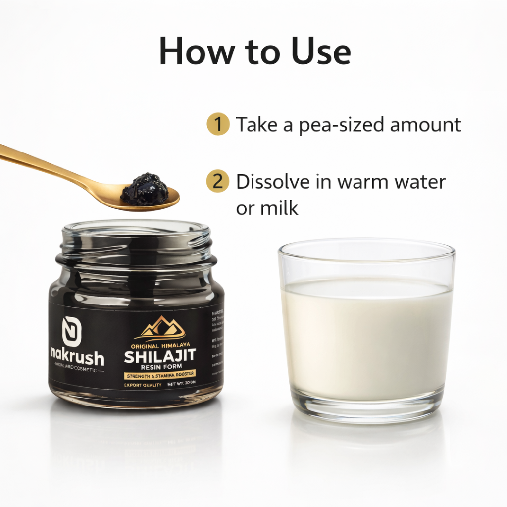 Nakrush Premium Himalayan Shilajit Resin - 20g